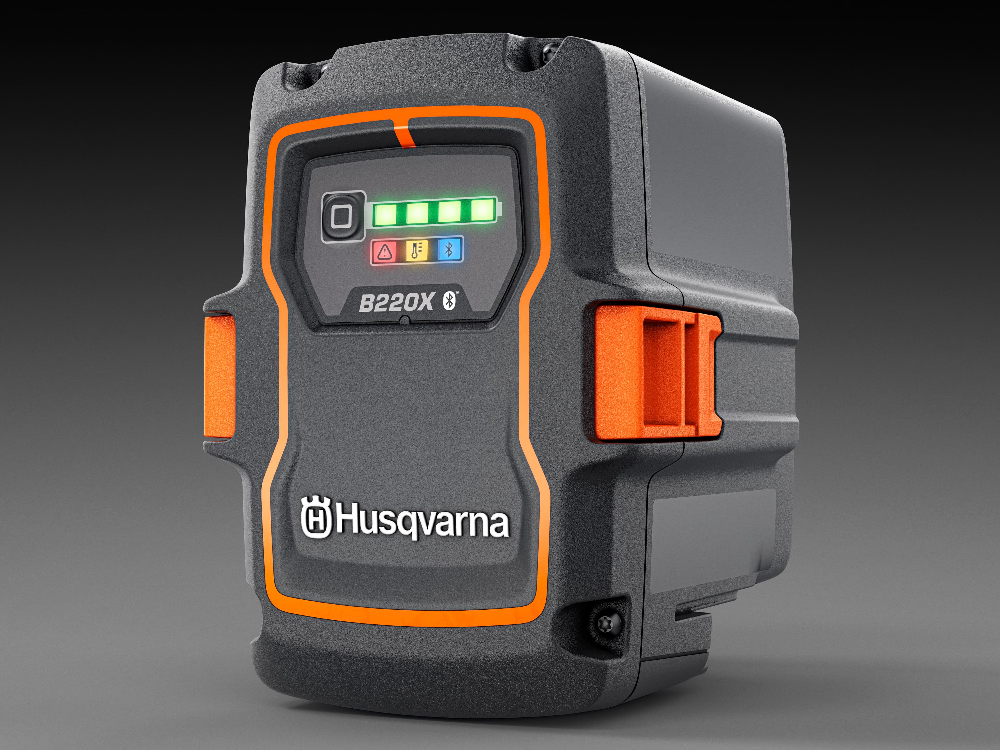 Orange design details offer good visibility. image